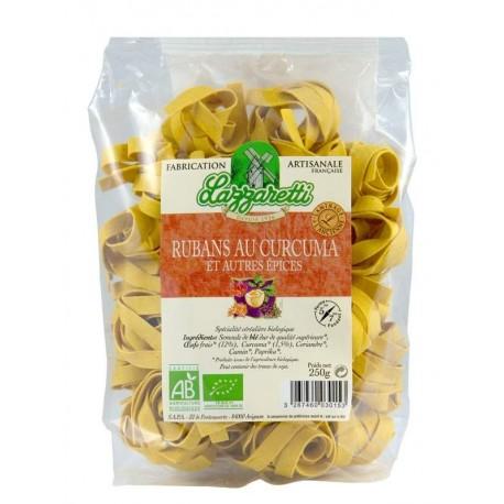 TAGLIATELLES AUX 4 EPICES 250G | LAZARETTI | Acheter sur EtiketBio.eu