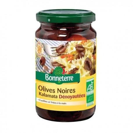 OLIVES NOIRES KALAMATA DENOYAUTEES 190G | BONNETERRE | Acheter sur ...