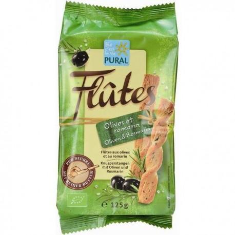 FLUTES OLIVES ET ROMARIN 125 G | PURALIMENT | Acheter sur EtiketBio.eu