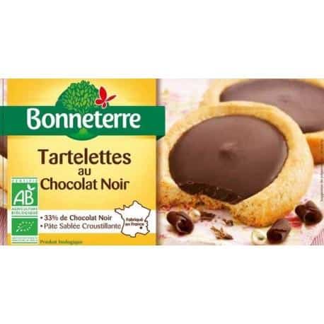 Tartelettes chocolat noir bio 125g Bonneterre Bonneterre  dans votre magasin bio en ligne Etiketbio.eu