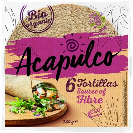 TORTILLA WRAPS SON DE BLE X6 240G | ACAPULCO | Acheter sur EtiketBi...