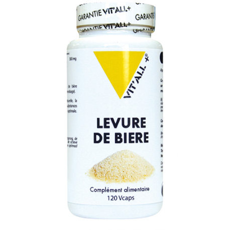 LEVURE DE BIERE 120 VCAPS | VITALL + | Acheter sur EtiketBio.eu