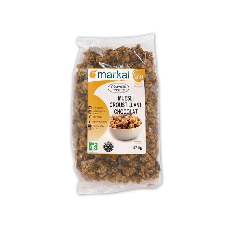 MUESLI CROUSTILLANT CHOCOLAT 375G MARKAL Acheter sur EtiketBio.eu