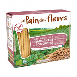 TARTINES CRAQUANTES POIS CHICHE 150G | LE PAIN DES FLEURS | Acheter...