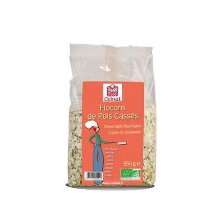 FLOCONS DE POIS CASSES 350 G | CELNAT | Acheter sur EtiketBio.eu