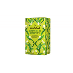 Infusion citronnelle gingembre (20 infusettes) Pukka  dans votre magasin bio en ligne Etiketbio.eu