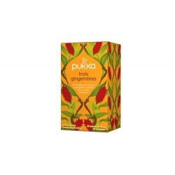 Infusion trois gingembres 20 infusettes Pukka  dans votre magasin bio en ligne Etiketbio.eu