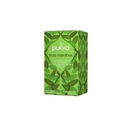INFUSION TROIS MENTHES (20 INFUSETTES) PUKKA dans votre magasin bio en ligne Etiketbio.eu