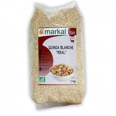 QUINOA REAL BLANC 1KG MARKAL  dans votre magasin bio en ligne Etiketbio.eu