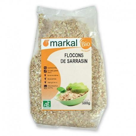 FLOCONS DE SARRASIN 500G | MARKAL | Acheter sur EtiketBio.eu