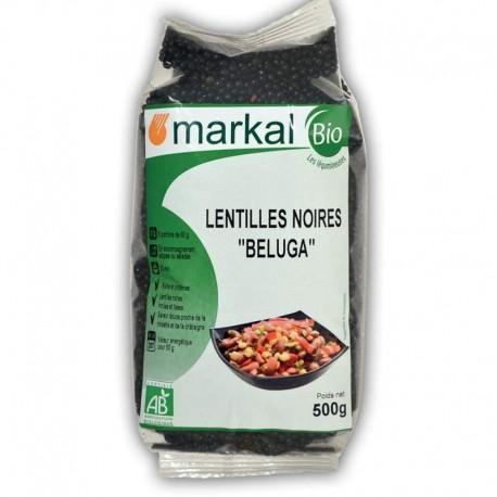 LENTILLES BELUGA 500G | MARKAL | Acheter sur EtiketBio.eu