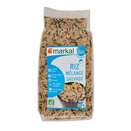 Riz melange sauvage 500g Markal  dans votre magasin bio en ligne Etiketbio.eu