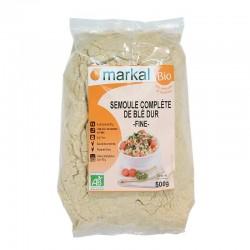 SEMOULE COMPLETE DE BLE DUR FINE 500G MARKAL dans votre magasin bio en ligne Etiketbio.eu