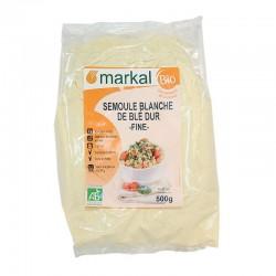 SEMOULE BLANCHE DE BLE DUR FINE 500G MARKAL dans votre magasin bio en ligne Etiketbio.eu