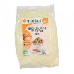 SEMOULE BLANCHE DE BLE DUR FINE 500G | MARKAL | Acheter sur EtiketB...