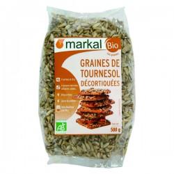 GRAINES DE TOURNESOL 500G MARKAL dans votre magasin bio en ligne Etiketbio.eu
