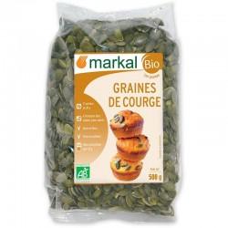 GRAINES DE COURGE 500G | MARKAL | Acheter sur EtiketBio.eu