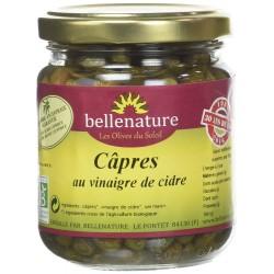 Capres au vinaigre de cidre pne 140g Belle Nature  dans votre magasin bio en ligne Etiketbio.eu
