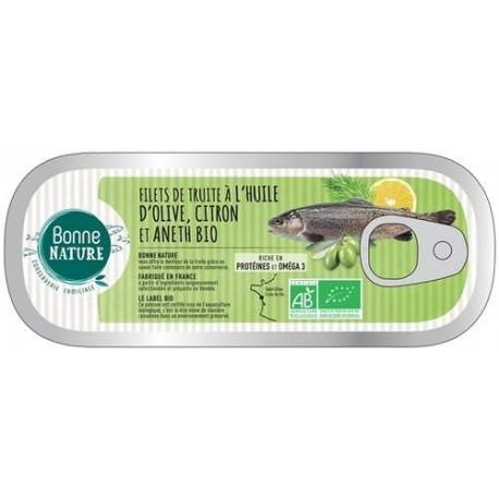 Filet de truite citron aneth 115g Bonne Nature dans votre magasin bio en ligne Etiketbio.eu Filet de truite citron aneth 115g Bonne Nature dans votre magasin bio en ligne Etiketbio.eu