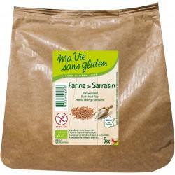 FARINE DE SARRASIN 3KG | MA VIE SANS GLUTEN | Acheter sur EtiketBio.eu