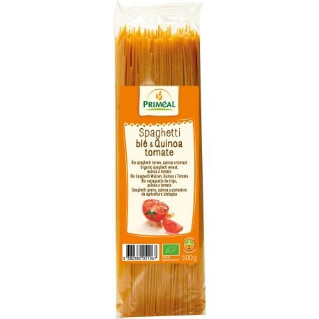 SPAGHETTIS BLE ET QUINOA TOMATE 500G | PRIMEAL | Acheter sur Etiket...