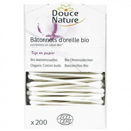 200 BATONNETS D'OREILLES CC | DOUCE NATURE | Acheter sur EtiketBio.eu