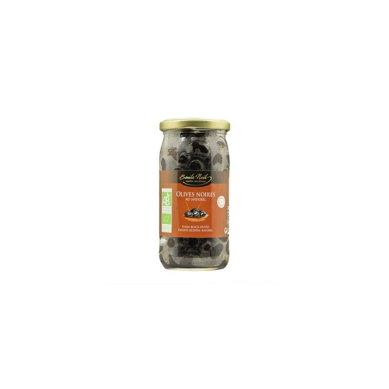 OLIVES NOIRES AU NATUREL 250G EMILE NOEL Acheter sur EtiketBio.eu