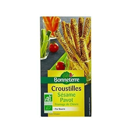 GRESSINS AUX GRAINES SESAME-LIN-TOURNESOL 100GR | BONNETERRE | Ache...