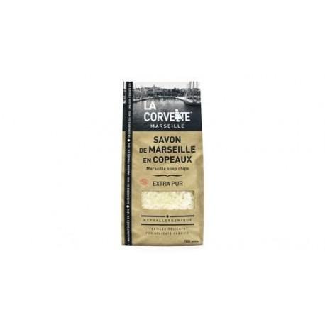 SAVON MARSEILLE COPEAUX 750G LA CORVETTE dans votre magasin bio en ligne Etiketbio.eu SAVON MARSEILLE COPEAUX 750G LA CORVETTE dans votre magasin bio en ligne Etiketbio.eu