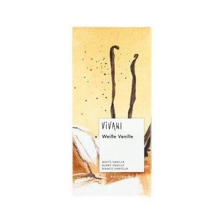 CHOCOLAT BLANC A LA VANILLE 80G | VIVANI | Acheter sur EtiketBio.eu