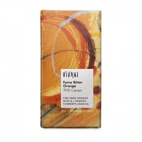Chocolat noir orange Vivani  dans votre magasin bio en ligne Etiketbio.eu