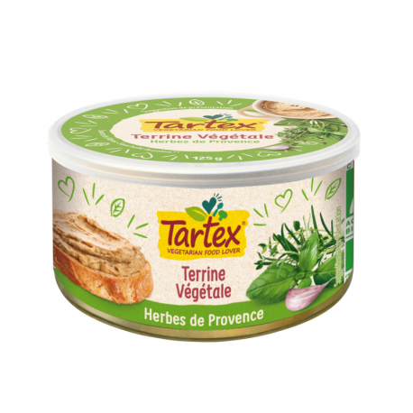 TARTEX VEGETAL HERBES PROVENCE 125G | TARTEX | Acheter sur EtiketBi...