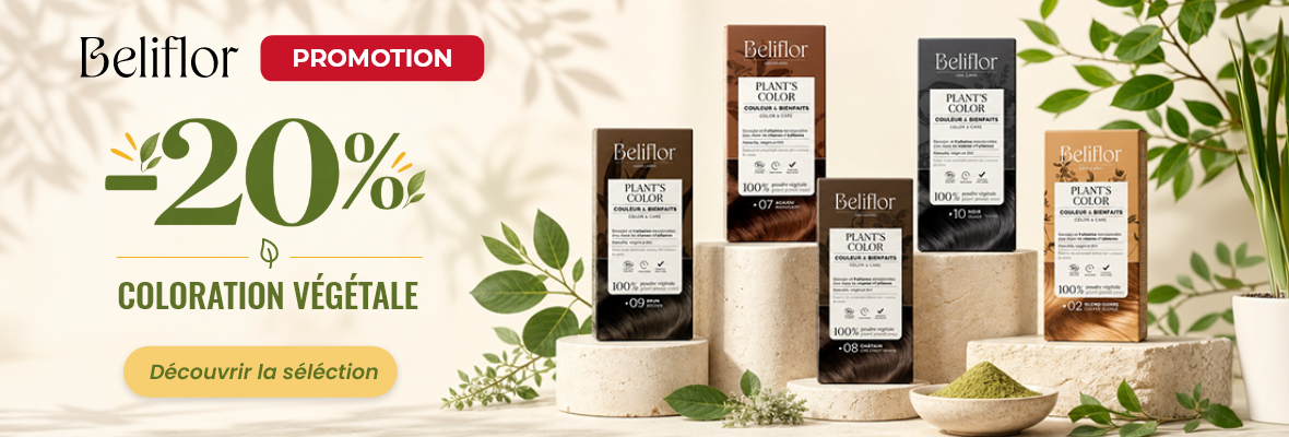 Promotion Beliflor : -20 % sur une sélection de colorations végétales