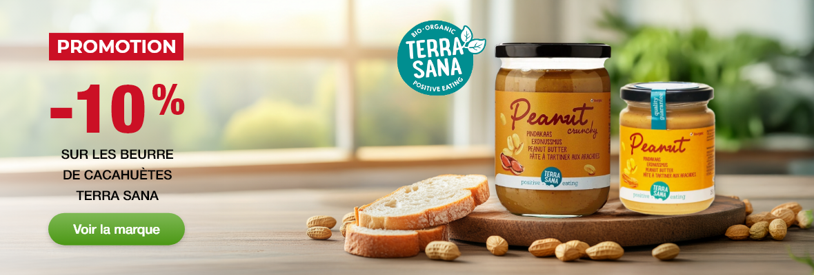 Promotion -10 % sur le beurre de cacahuètes