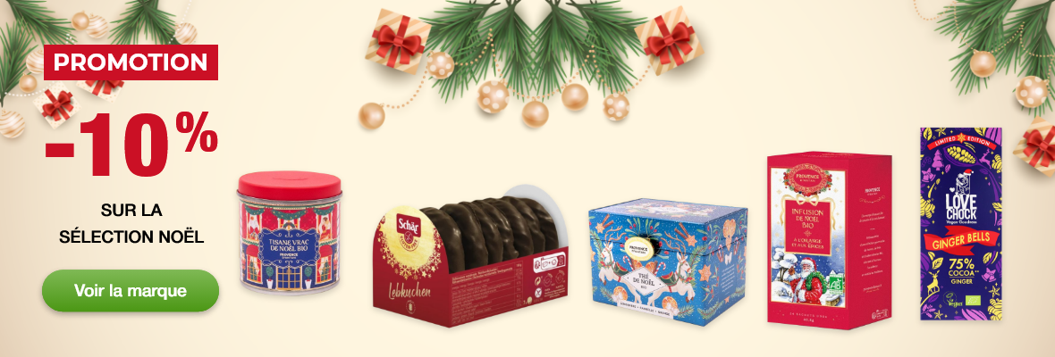 Promotion -10% sur la sélection Noël