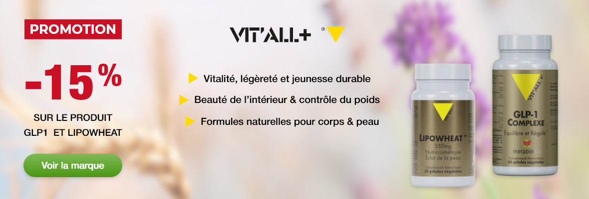 Promotion -10% sur le produit GLP1 et LIPOWHEAT