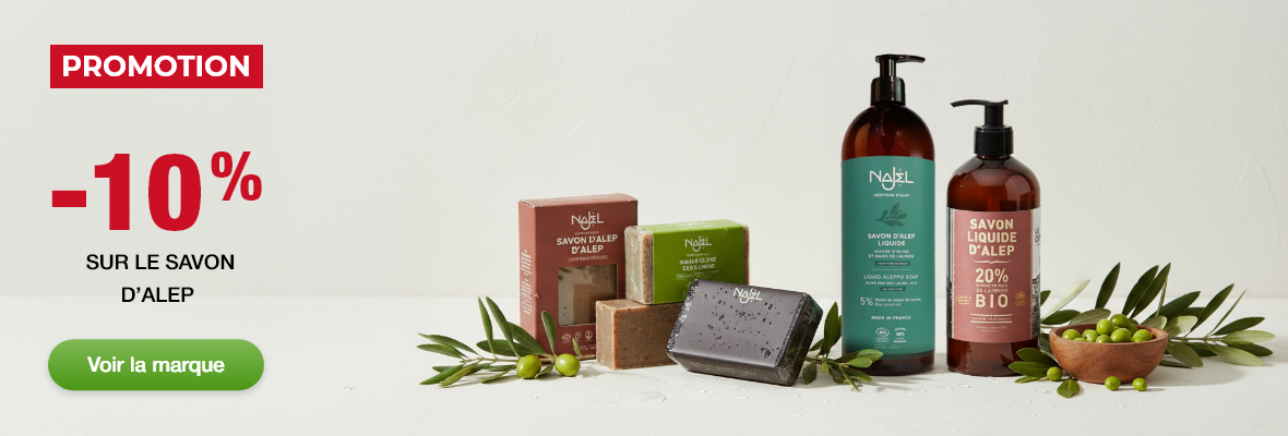 Promotion -10% sur le savon d’Alep