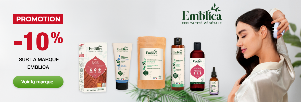 Promotion -10% sur la marque Emblica