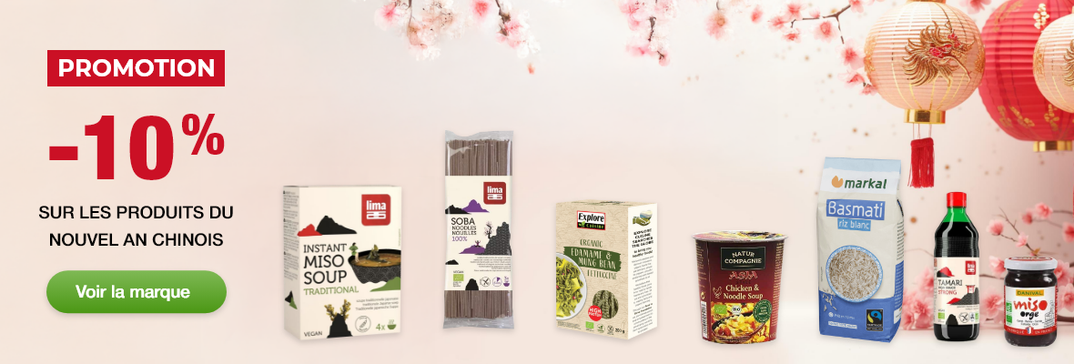 Promotion -10% sur les produits du nouvel an chinois