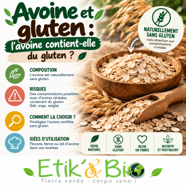 L’avoine contient-elle du gluten ? Le point sur l’avoine avec et sans gluten