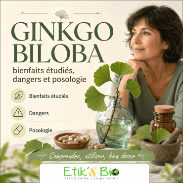 Ginkgo biloba : bienfaits étudiés, dangers, effets secondaires et posologie
