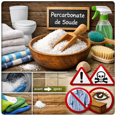 Percarbonate de soude : à quoi sert-il vraiment dans la maison ?