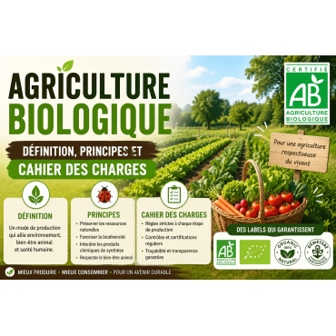 Qu'est-ce que l'agriculture biologique ? Définition, principes et réglementation