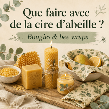 Bougies et bee wraps : que faire avec de la cire d'abeille ?