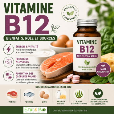 Vitamine B12 et vitamines du groupe B : quels bienfaits ?