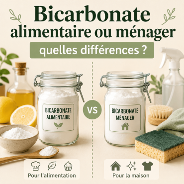 Bicarbonate alimentaire ou ménager : quelles différences ?