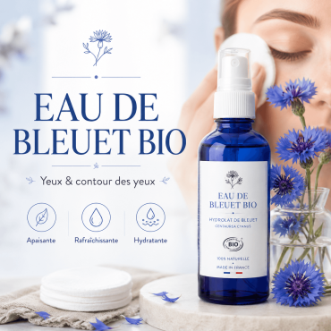 Eau de bleuet : bienfaits et utilisation pour les yeux fatigués