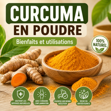 Curcuma en poudre : bienfaits, quand et comment l'utiliser