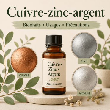 Cuivre-or-argent : bienfaits, usages et précautions