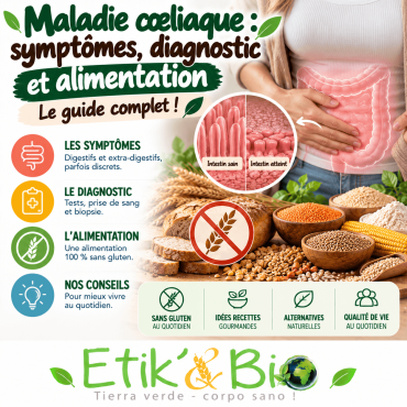 Maladie cœliaque : symptômes, diagnostic et alimentation sans gluten